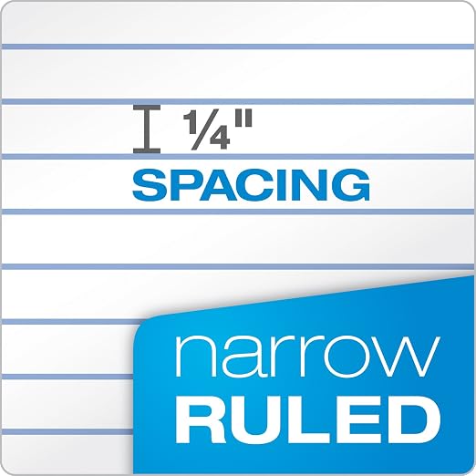 TOPS Docket Gold Writing Pads, 8-1/2" x 11-3/4", Narrow Rule, 3-Hole Punched - Image 6