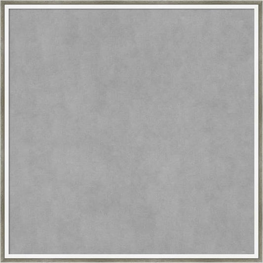 Amanti Art Silver Framed Magnetic Board 25x25 Medium Vision Board by AmantiArt