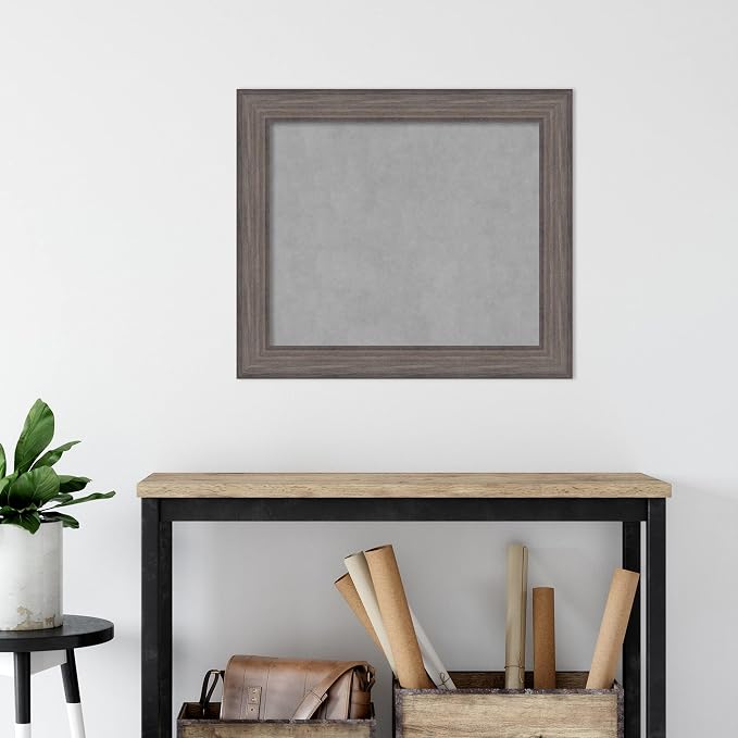 Amanti Art Grey Framed Magnetic Board 25x29 Medium Vision Board - Image 6