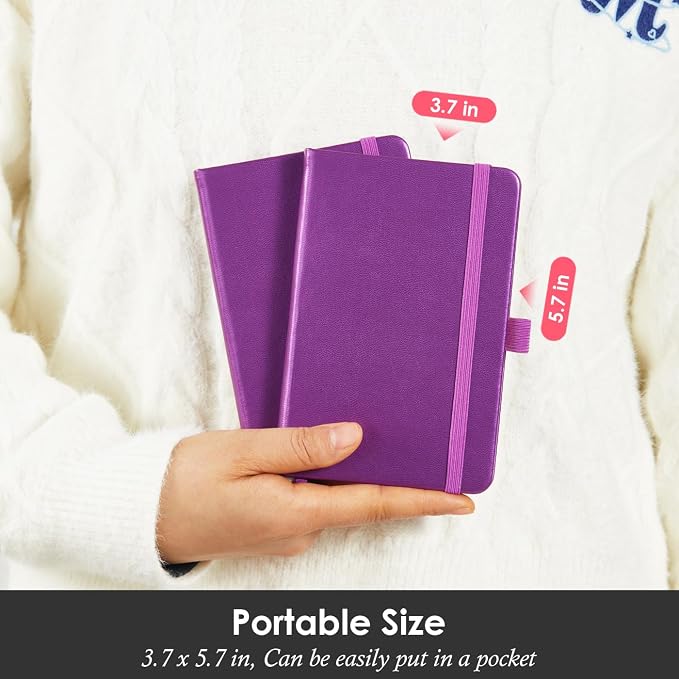 NIRMIRO Pocket Journal Notebook, Small Mini Notepad - Image 6