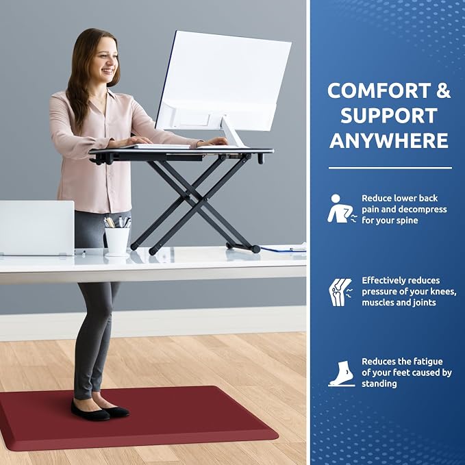 KitchenClouds Kitchen Mat Cushioned Anti Fatigue Rug 20"x32" Water Resistant - Image 4