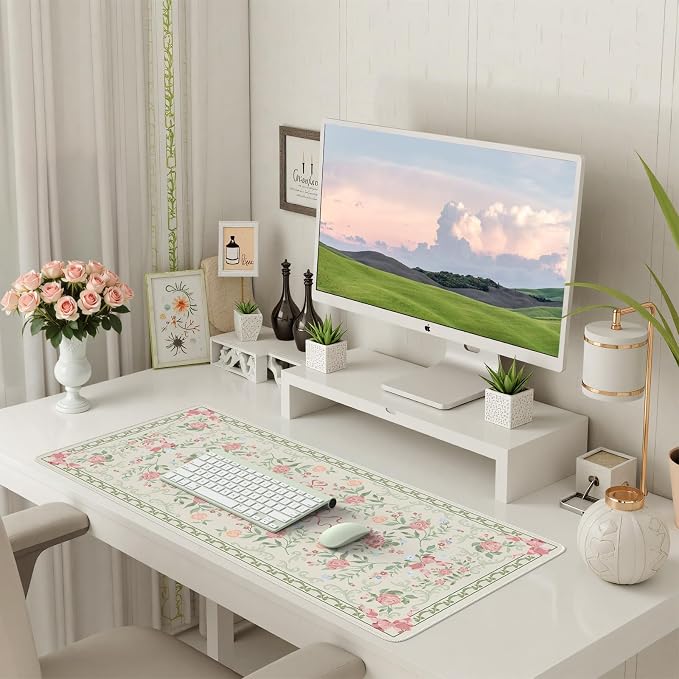 iCasso Green Desk Mat, Cute Desk Pad - Image 7