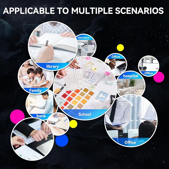 936XL Ink Cartridges Combo Pack for HP Black and Color OfficeJet Pro 9125e 9135e 9730e Series Replacement for HP 936 Ink Office Jet Pro 9122e 9128e 9110b 9120b 9130b 9135e 9730e Printer-DeskLoop Office