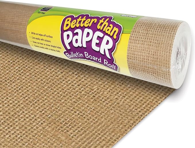Teacher Created Resources Burlap Better Than Paper Bulletin Board Roll by TeacherCreatedResourcesOS