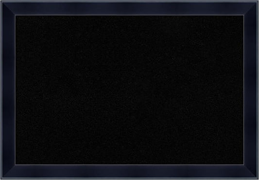 Amanti Art Black Cork Board for Wall, 18x26 Vision Board with Black Wood Frame, Medium Corkboard Office Decor for Home Organization, Modern Corkboard Pinboard to Display Items for Home Organization-DeskLoop Office