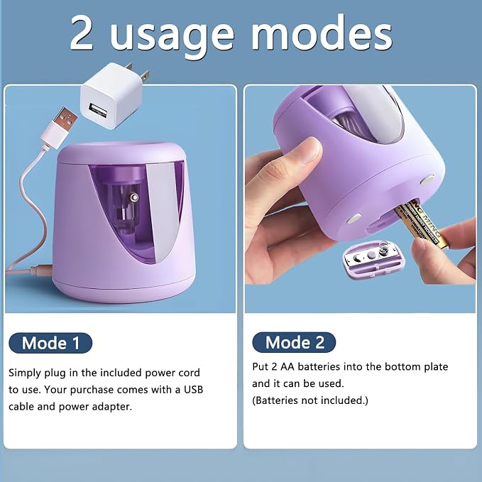 FASTSHARP Electric Pencil Sharpener, 3-5 Seconds Auto Stop, - Image 3