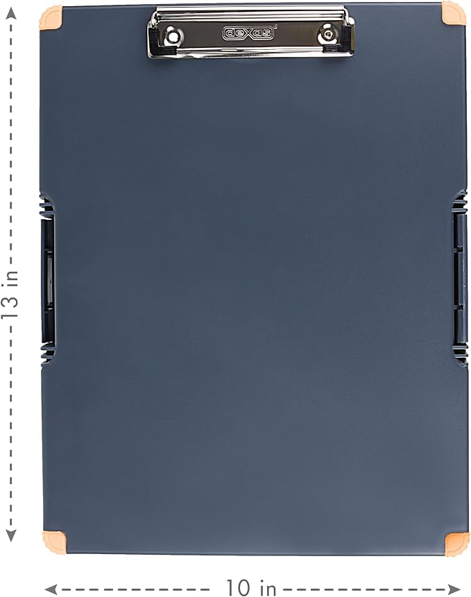 Dexas Duo Clipcase, Double Sided Clipboard Design, Portable Clipboards 13”x10” - Image 3