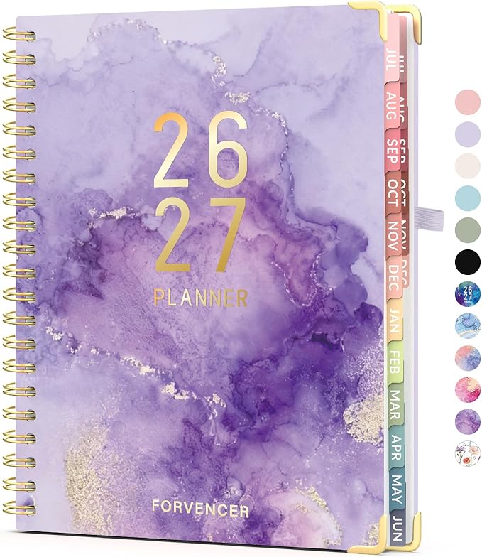 Jul 2026 - Dec 2027 Planner, Forvencer 18 Month Academic Planner 2026-2027 by Forvencer