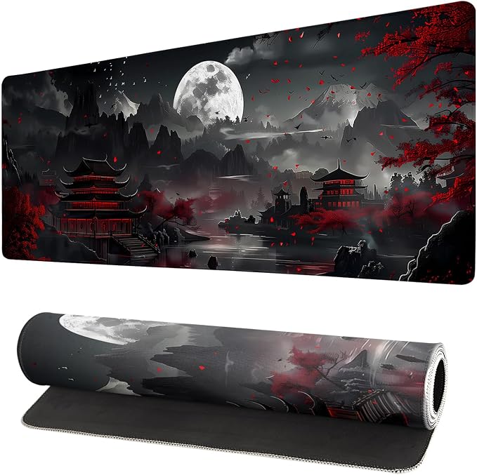 Extended Gaming Mouse Pad, Large Desk Mat XL Anime Mouse Pad Waterproof by Brecoy