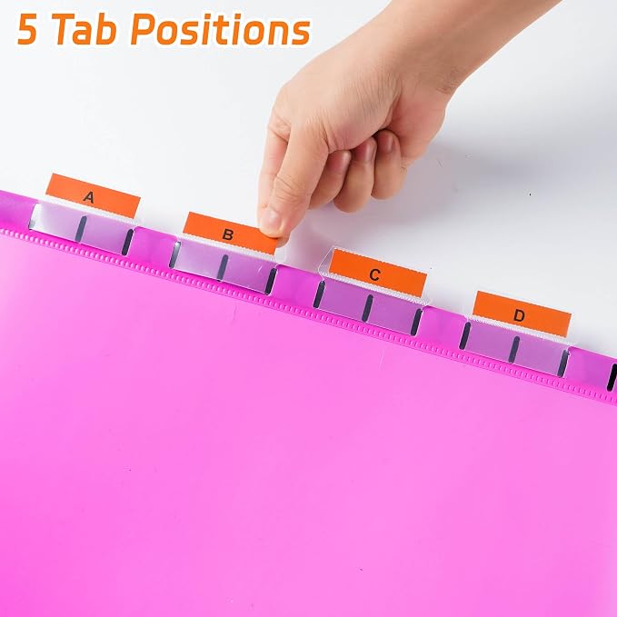 BOENFU Hanging File Folders, Letter Size, 26 Pack Sturdy Plastic Hanging - Image 4