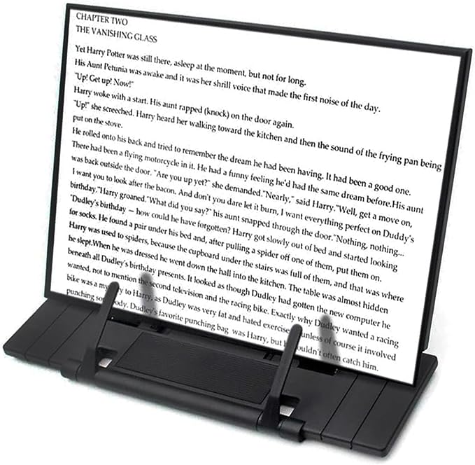 Barelove Desktop Document Book Holder, Metal Foldable Reading Rest Book Stand by Barelove
