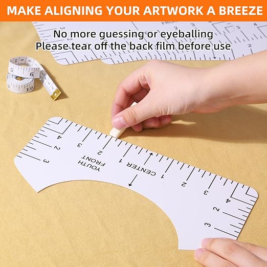 10 PCS T-Shirt Ruler Guide - Image 7