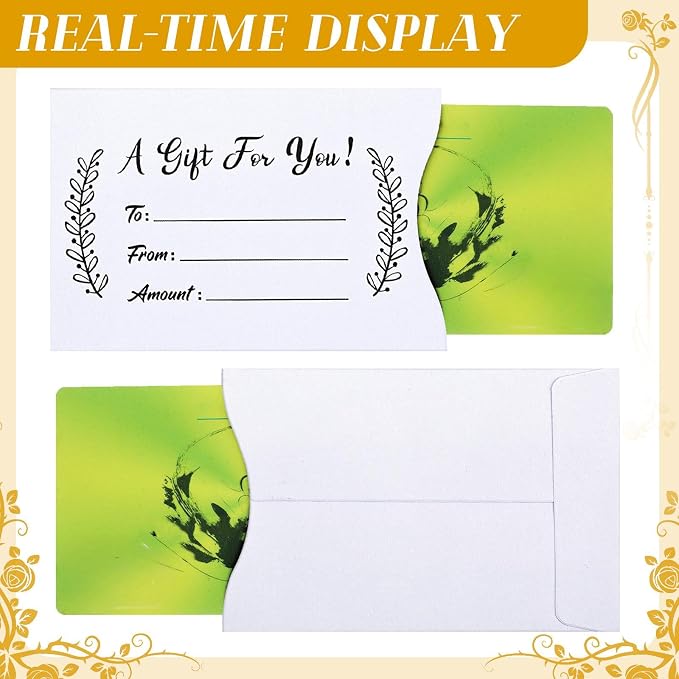 Yinder 600 Pcs Gift Card Envelopes Bulk Thank You Gift Card Sleeves - Image 3