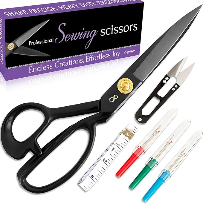 Professional 8 Inch Sewing Scissors by Pro-Master