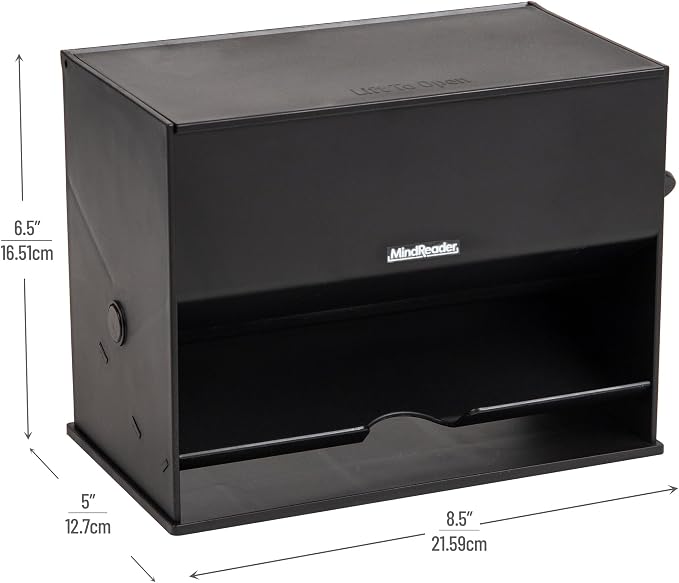 Mind Reader Compact Straw Dispenser or Pencil Dispenser, Countertop Organizer - Image 3