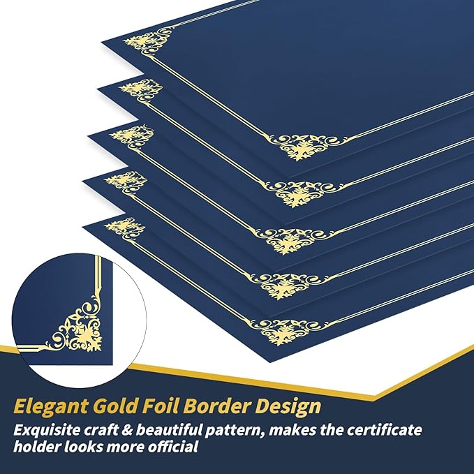 50 Pcs Certificate Holders Bulk, Document Covers - Image 4