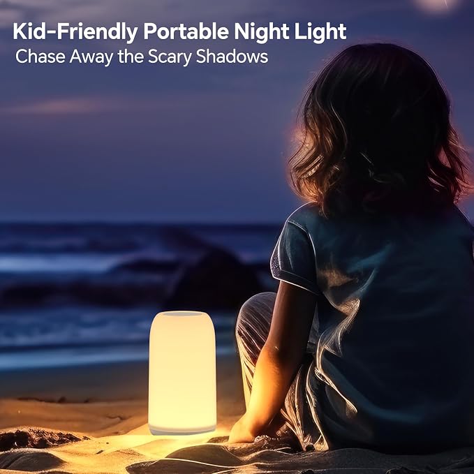 ROOTRO Cordless Table Lamps Rechargeable, Touch Lamp - Image 3