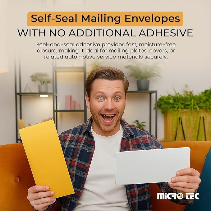 Plain License Plate Envelopes - Image 4