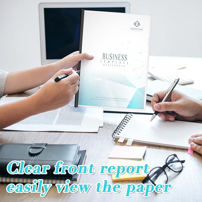 50 Pack Clear Report Covers - Image 6