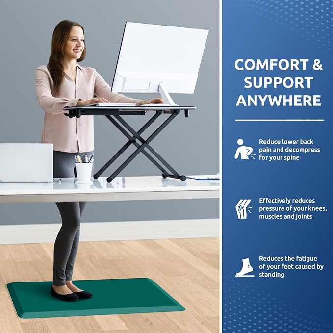 KitchenClouds Kitchen Mat Cushioned Anti Fatigue Rug 17.3"x28" Water Resistant - Image 4