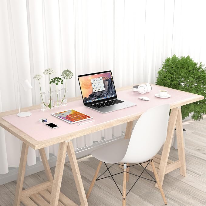 Hsurbtra Desk Pad, XXXL Extended Mouse Pad, Waterproof Desktop Blotter Protector - Image 7