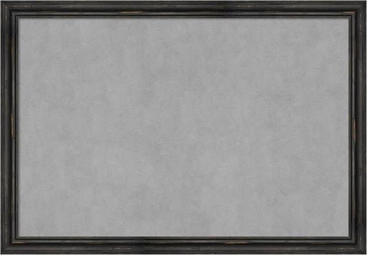 Amanti Art Black Framed Magnetic Board 27x39 Large Vision Board by AmantiArt