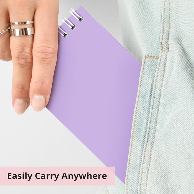 Taja Pocket Small Notebook 3" x 5", Nursing Notepad, Travel - Image 3