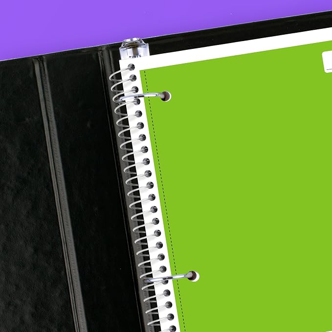 Mead Spiral Notebook, 1 Subject, Wide Ruled Paper, 70 Sheets, Selected Colors - Image 5