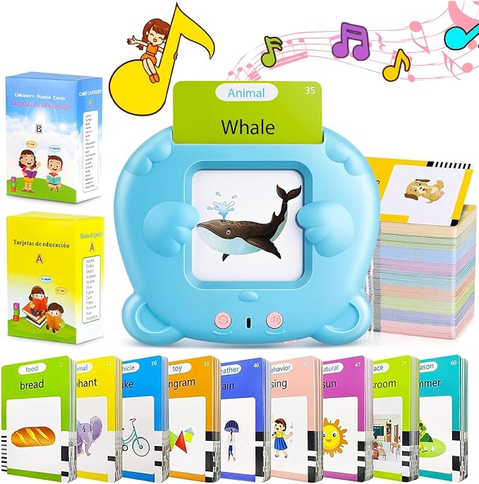 English Talking Flash Cards for Toddlers, 510 Sight Words for Learning Toys by AHJ