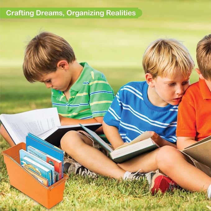 Fun Express Magazine Holder Book Bins 6 Pack - Image 4
