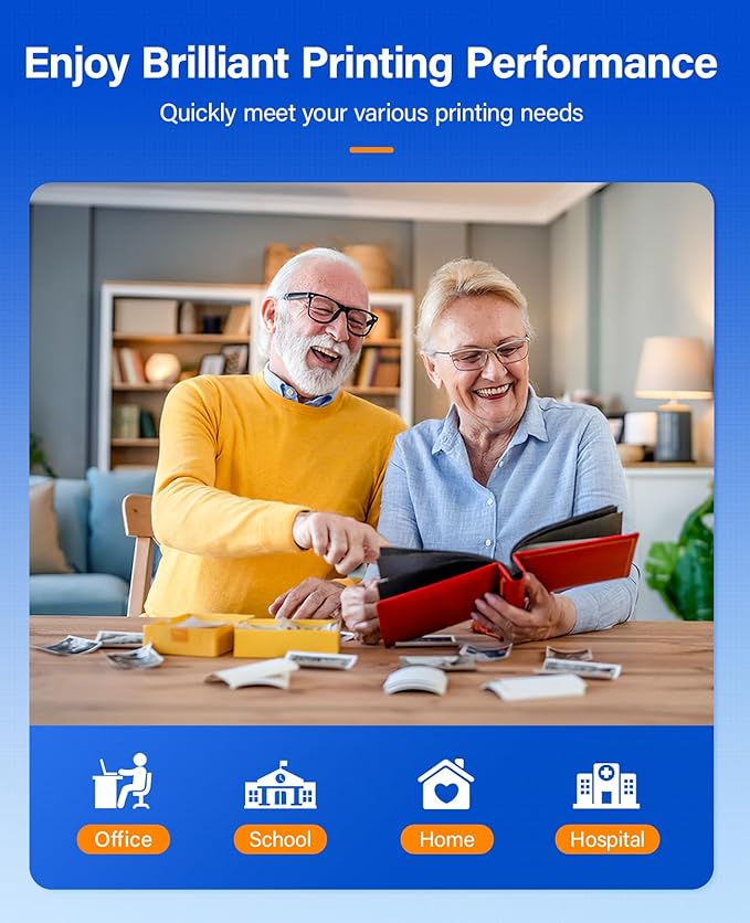 923 923e with chip Ink Cartridges 4-Pack High Yield Replacement for HP 923 923e 923XL Ink Compatible for HP OfficeJet Pro 8135e 8138e 8139e 8122e 8120 8123 8130 8133 Printers Black Cyan Magenta Yellow-DeskLoop Office