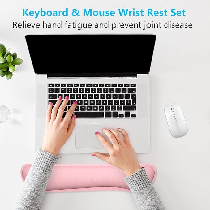 Dapesuom Enlarge Keyboard Wrist Rest, Memory Foam Keyboard Wrist Cushion - Image 7