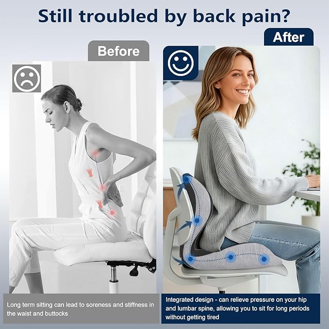 Car Seat Cushion for Long Driving, Office Chair Cushion | Truck Seat Cushion - Image 5