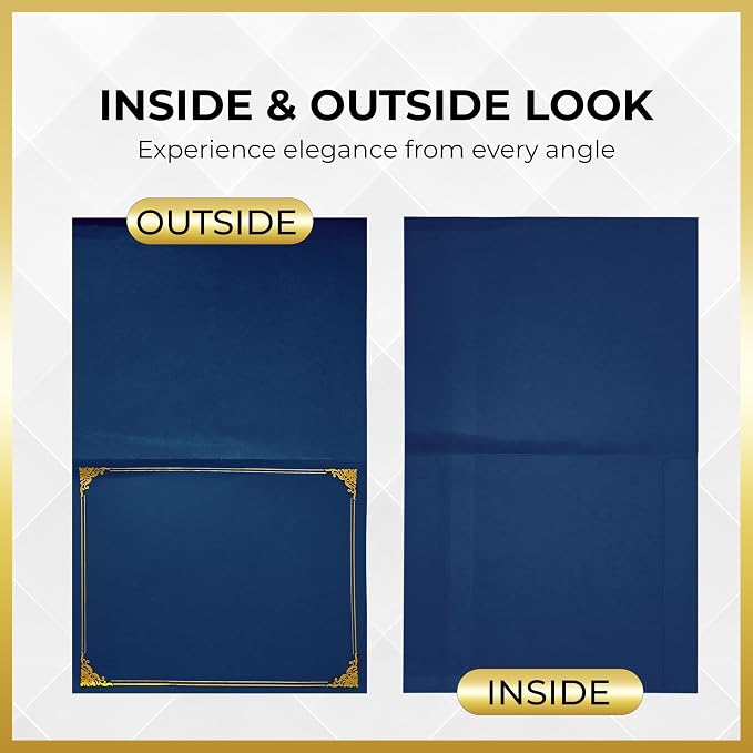 120 Pcs Certificate Holders Bulk, Document Covers - Image 4