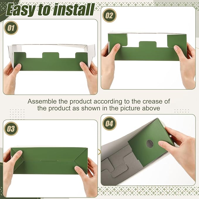 Thenshop 24 Pcs Cardboard Magazine File Holder Organizer, Desk File Organizer - Image 3