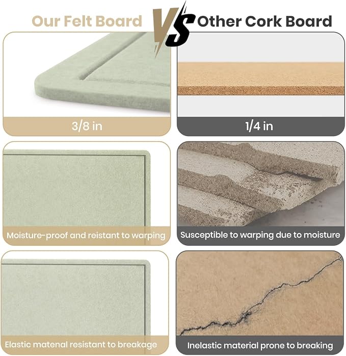 Bulletin Board, 23.5 X 17.5 inches Cork Board - Image 6