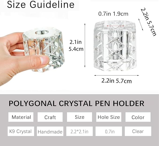 QFkris Fancy Crystal Single Pen Holder - Image 2