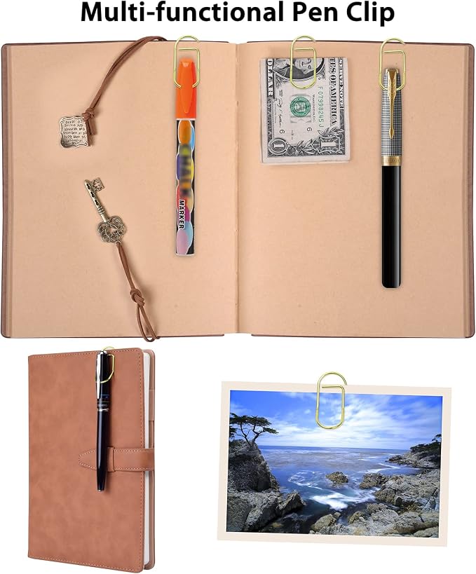 Wisdompro Pen Clip, 12 Pack Stainless Steel Pencil Clip Holder - Image 9