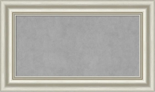 Amanti Art Silver Framed Magnetic Board 18x30 Small Vision Board by AmantiArt