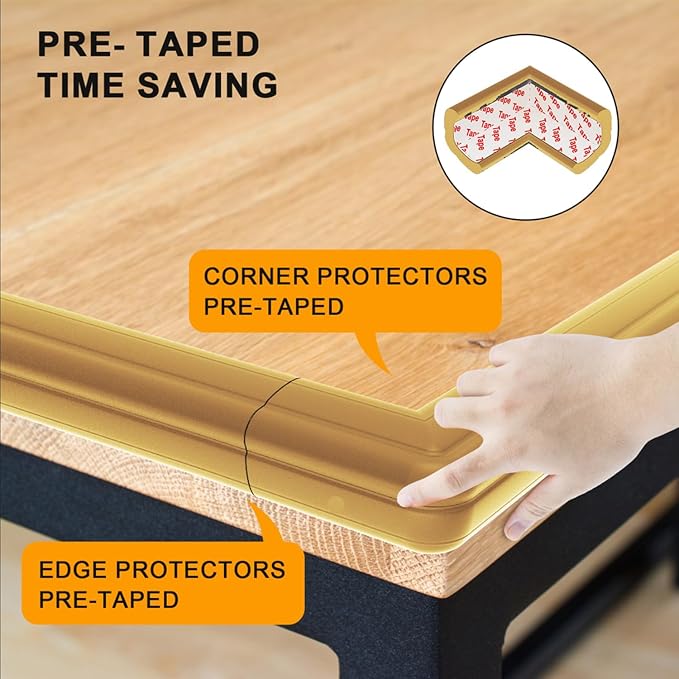 Furniture Edge Corner Protector Baby Proofing, Heavy-Duty Soft NBR Foam - Image 4