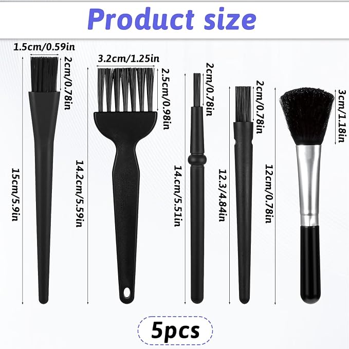 Mini Keyboard Cleaning Brushes Kit, Electronics Cleaning Kit Small Spaces - Image 3