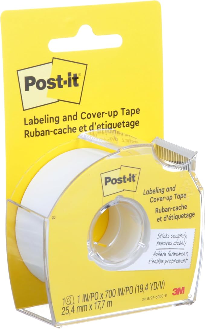 Post-it Labeling and Cover-up Tape 658, 1 in x 700 in - - Image 3