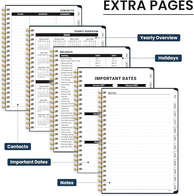 Planner 2026-2027, Monthly and Weekly Academic Planner July 2026 - Image 5