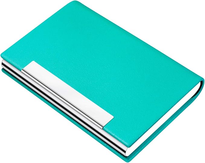 Padike Business Card Holder, Business Card Case Professional PU Leather & by padike