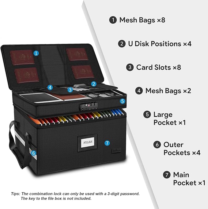 Large Fireproof Document Box - Image 3