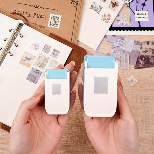 BAOFALI 2Pcs/Set Stamp Punch, 0.6 x 0.5 inch, 1 x 0.8 Inch, Rectangular Stamps - Image 5