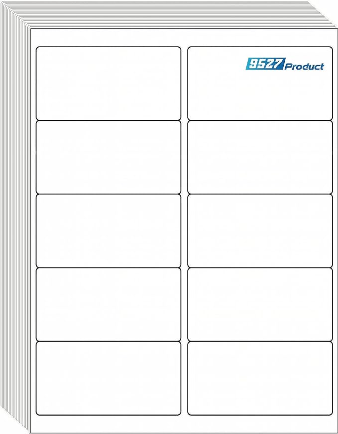 9527 Product 2x4 inch Shipping Labels, 300 Labels per Pack, Laser/Inkjet by 9527+Product