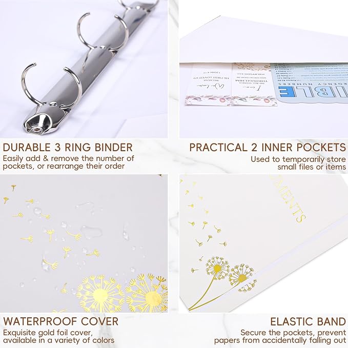 XKDOUS Important Document Organizer, Folio Folders - Image 4