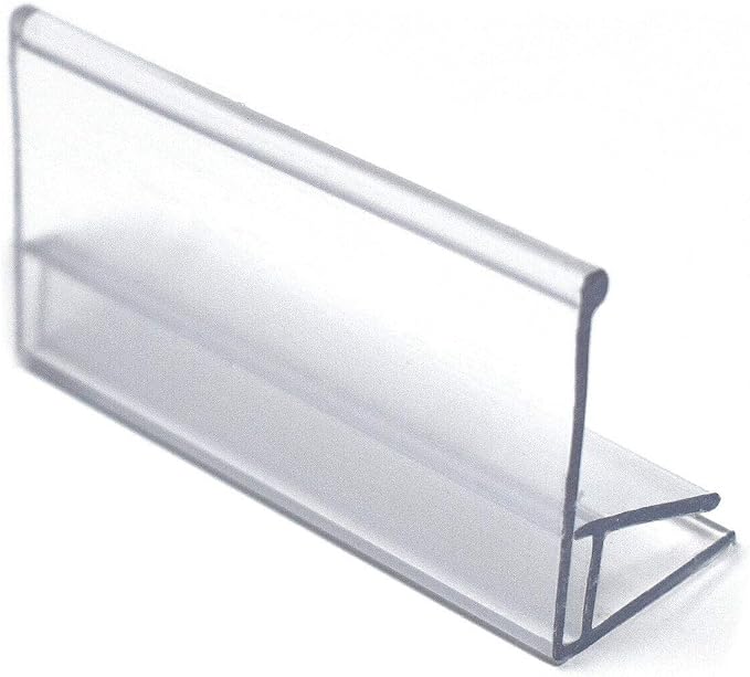 Glass Shelf Sign Holder, 50 Pack - Image 5