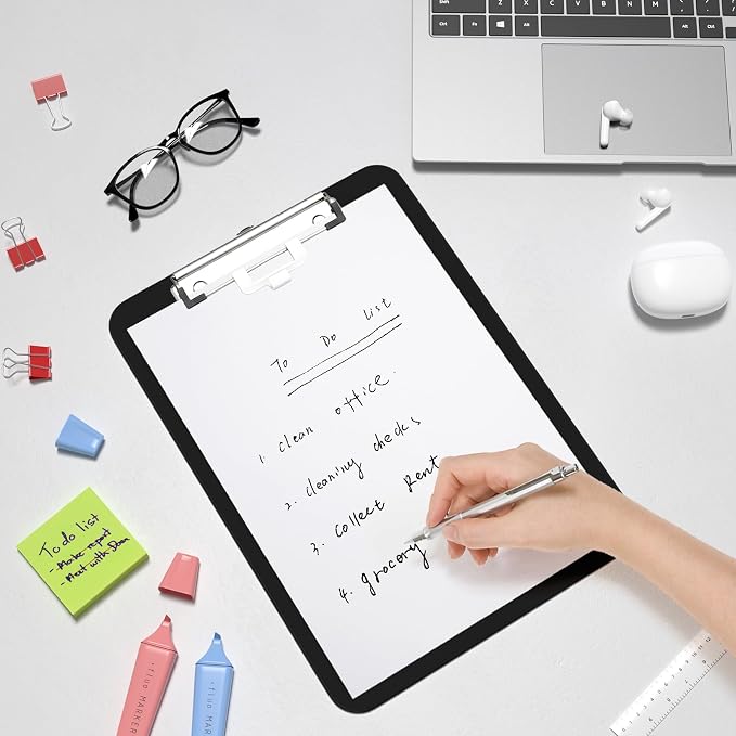 Hongri Plastic Clipboard with Pen Holder, Nurses and Women, Low Profile Clip - Image 8
